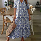 Rosalind | Boho Tummy Coverage Maxi Dress