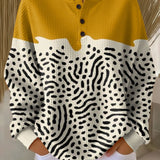 Liv | Scandinavian Ro Waffle-Knit Sweater