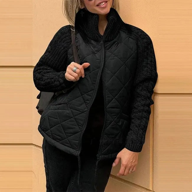 Sybil™ Quilted Knit Sleeve Jacket