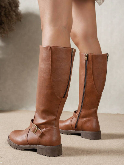 Calliope | Buckle Orthopedic Leather Boots