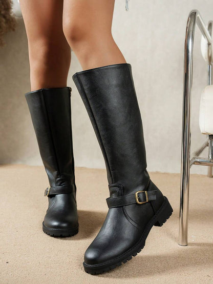 Calliope | Buckle Orthopedic Leather Boots