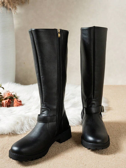 Calliope | Buckle Orthopedic Leather Boots