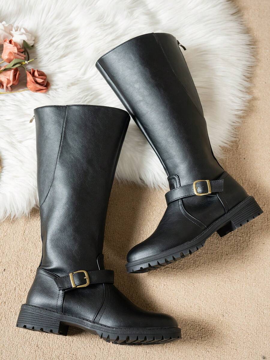 Calliope | Buckle Orthopedic Leather Boots