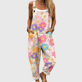 Daisy | Pastel Floral Jumpsuit