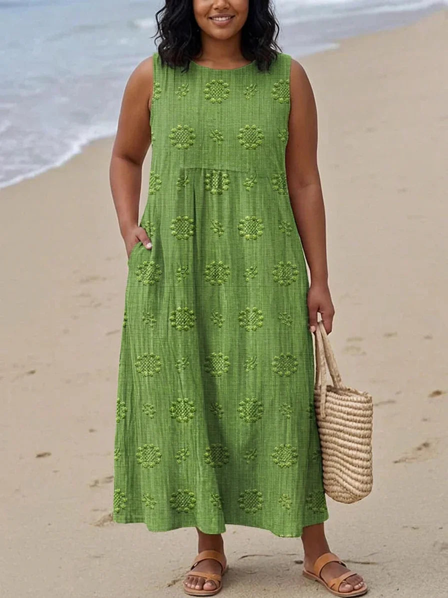Wilhelmina | Women's Sleeveless Midi Dress