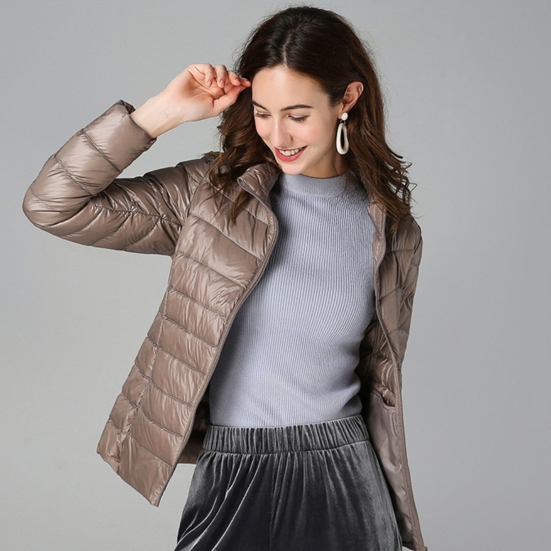 Lucia | Ultra-Light Packable Down Puffer Jacket