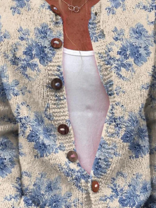 DAYSIE | VINTAGE KNIT CARDIGAN FOR WOMEN