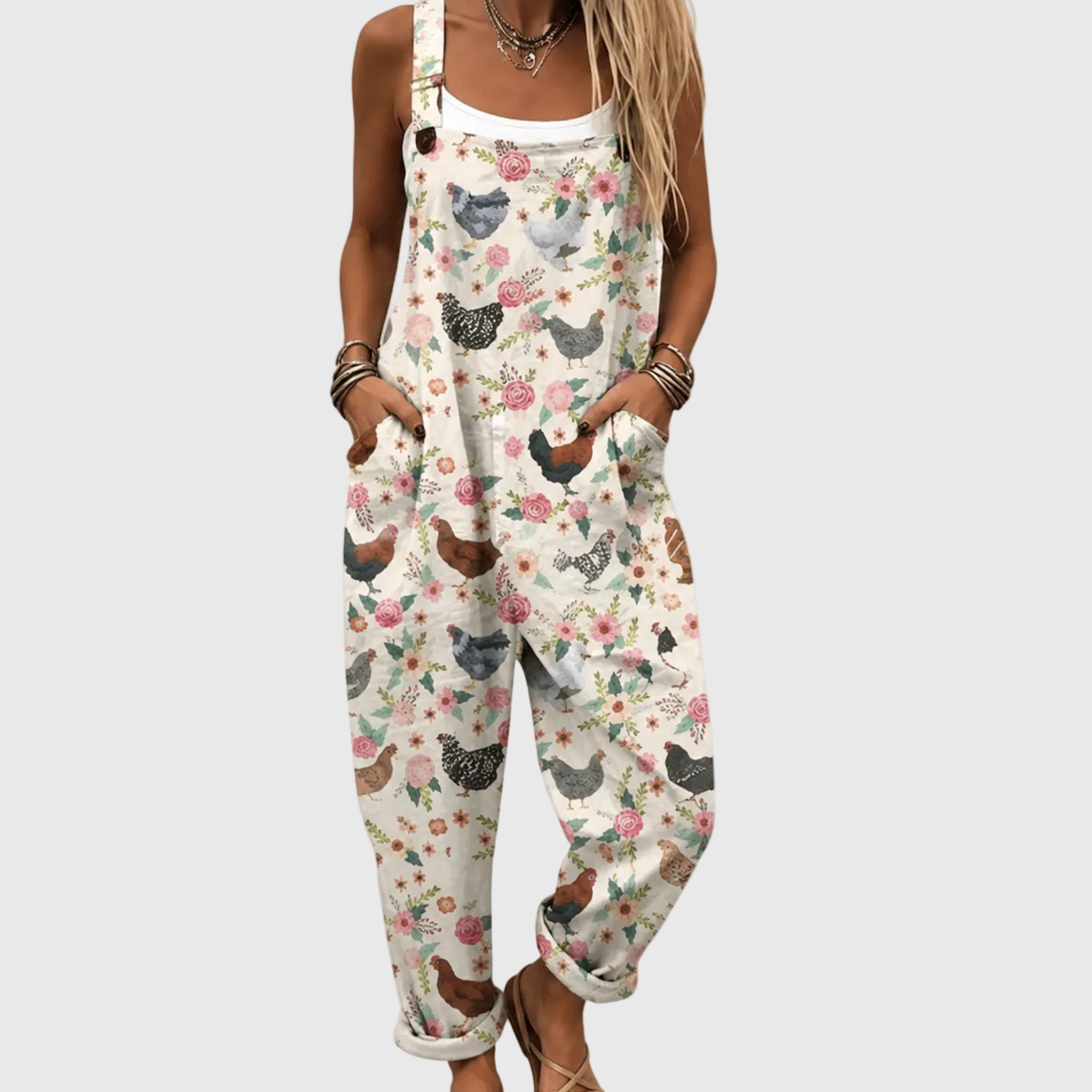 Della | Vintage Farmhouse Jumpsuit