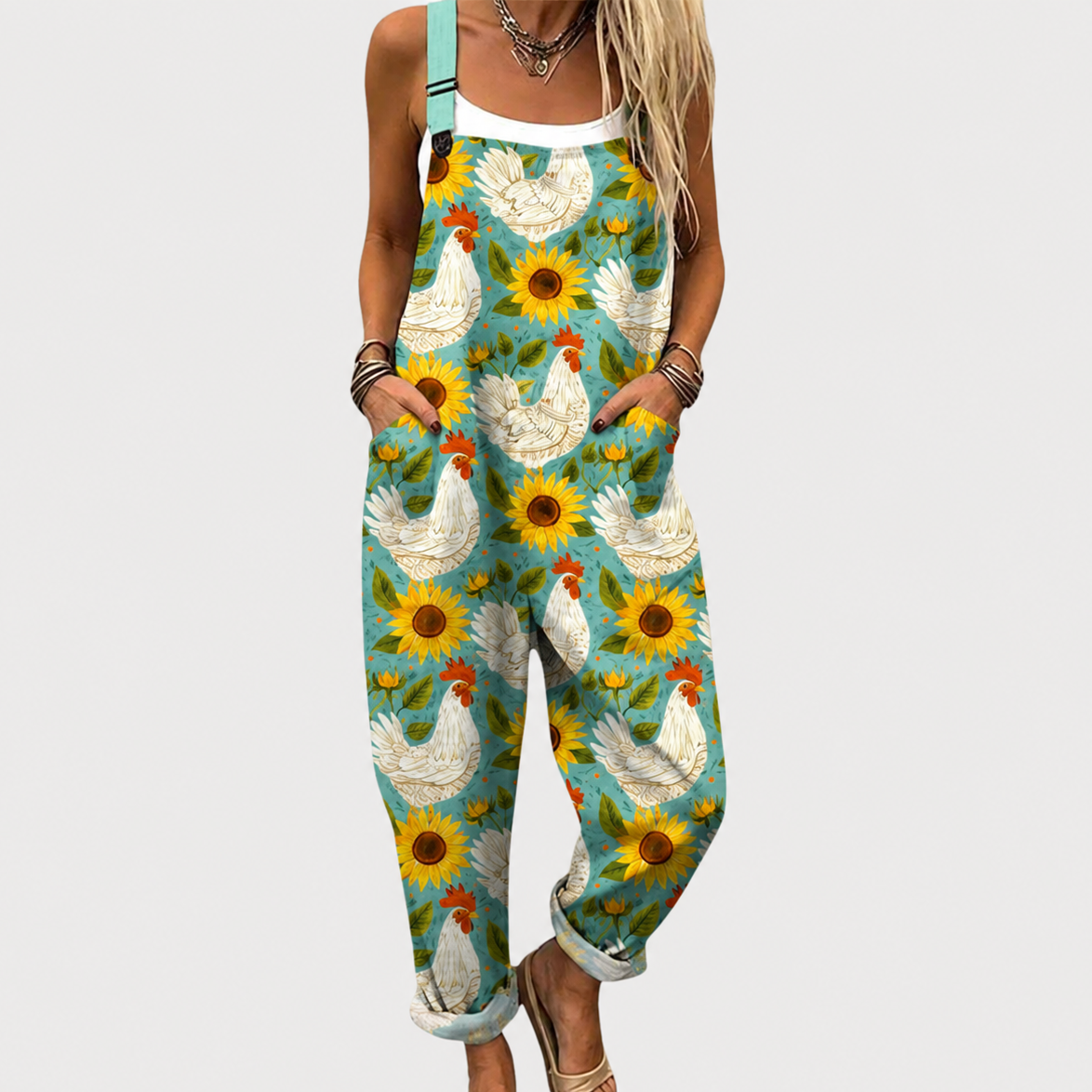 Simone | Printed Wide-Leg Jumpsuit