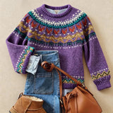 Solva | Classic Vintage Nordic Knit Sweater