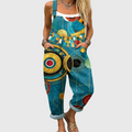Adele | Art Deco Print Jumpsuit