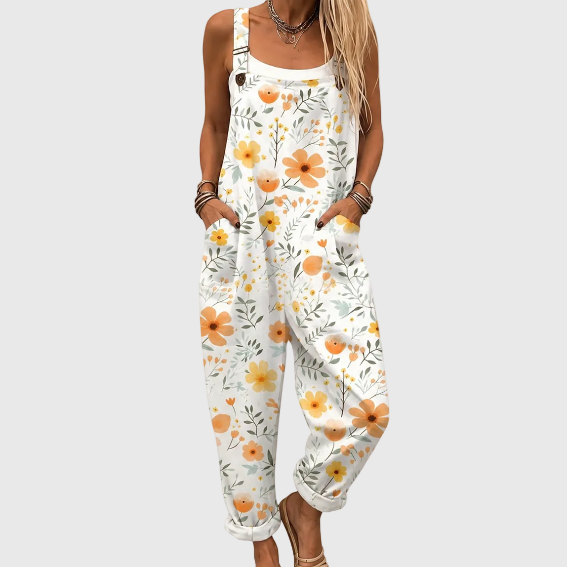 Willa | Floral Print Jumpsuit