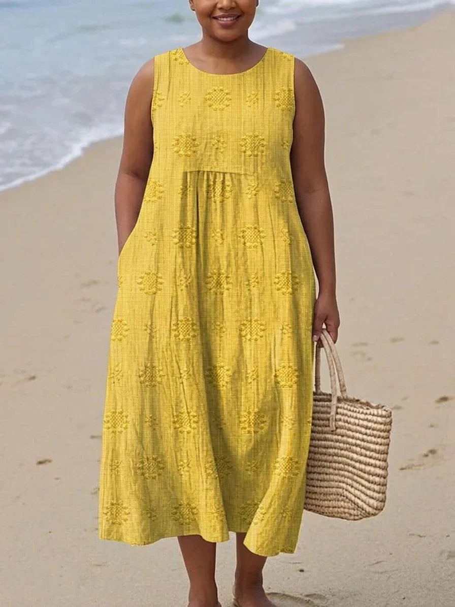 Wilhelmina | Women's Sleeveless Midi Dress