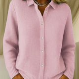 Katrina | Knitted Textured Button Cardigan
