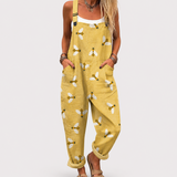 Daisy | Bee Print Jumpsuit