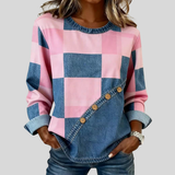 Tindelle | Patchwork Art Sweatshirt