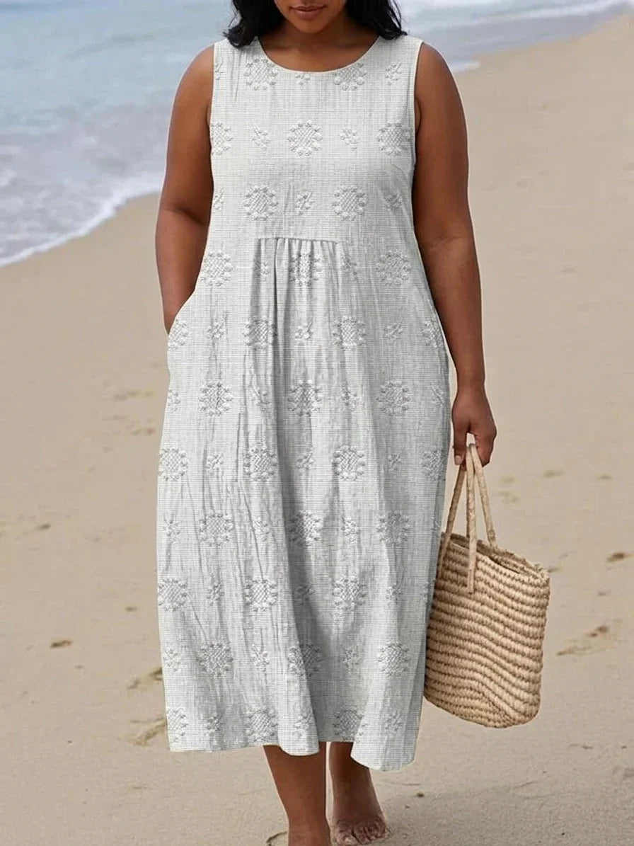 Wilhelmina | Women's Sleeveless Midi Dress