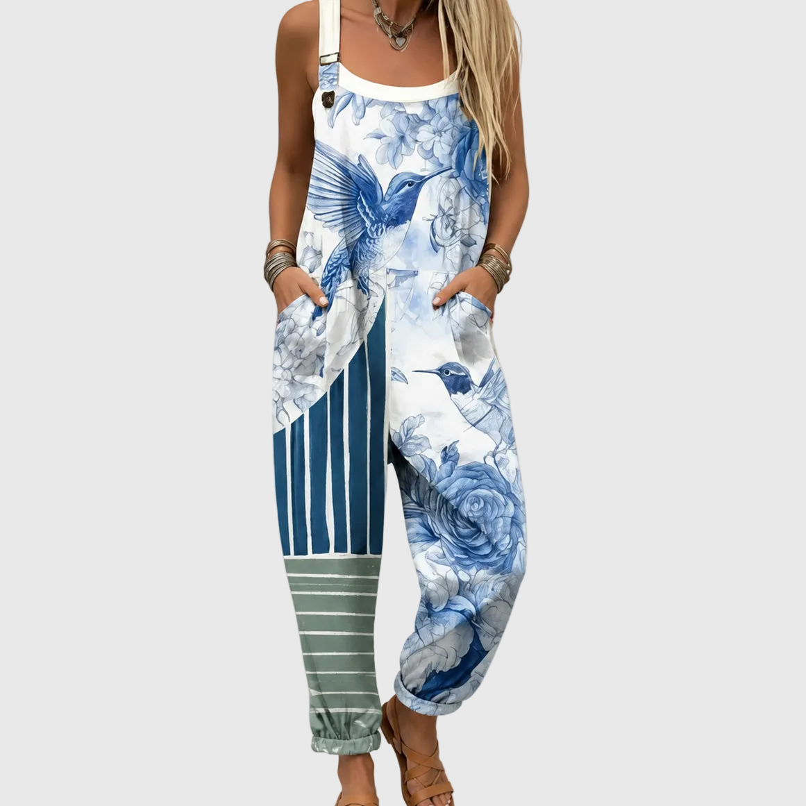 Adeline | Floral Garden Jumpsuit
