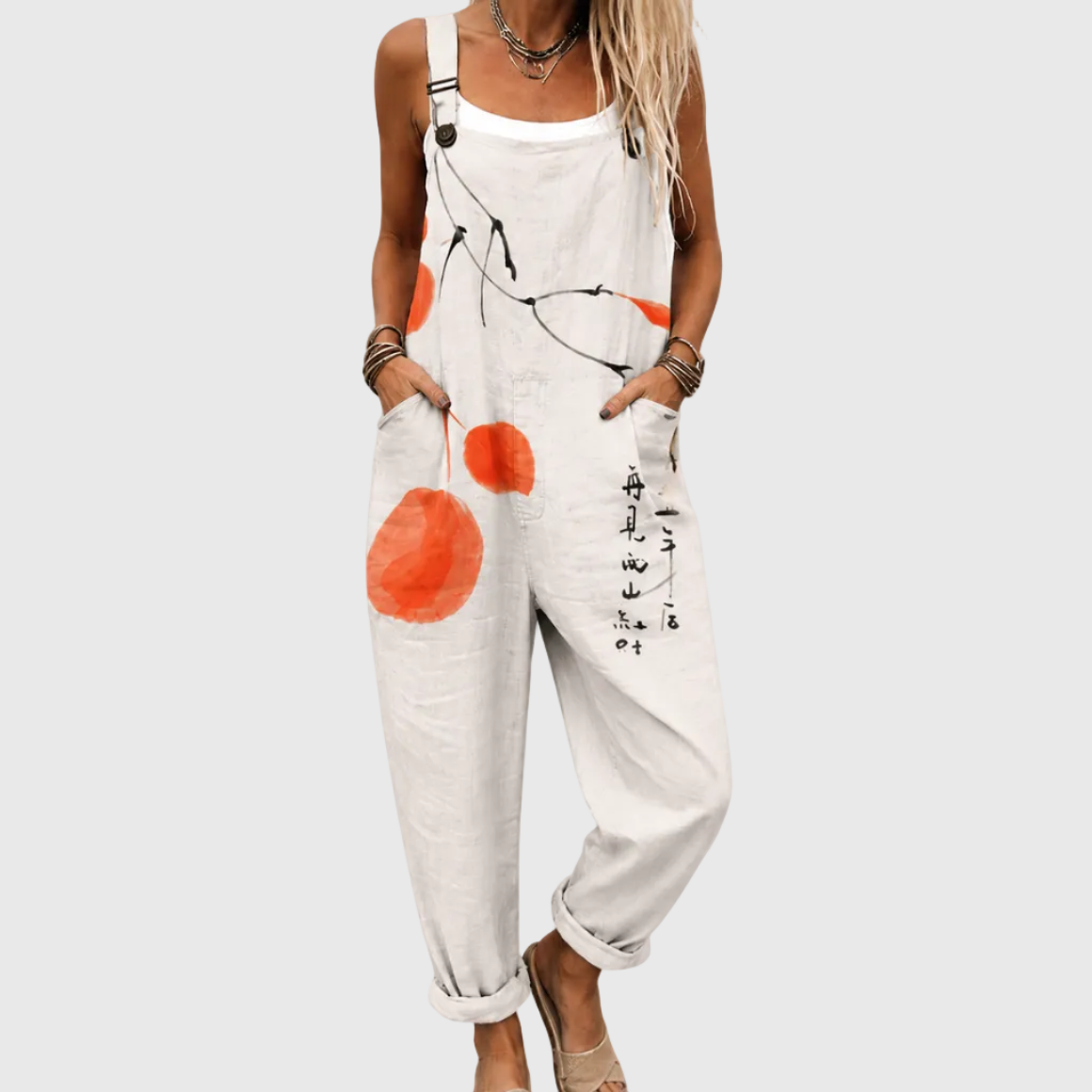 Adeline | Printed Wide-Leg Jumpsuit