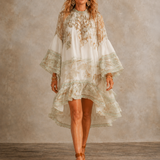 Isabella | Ruffle Hem Mini Dress for Women