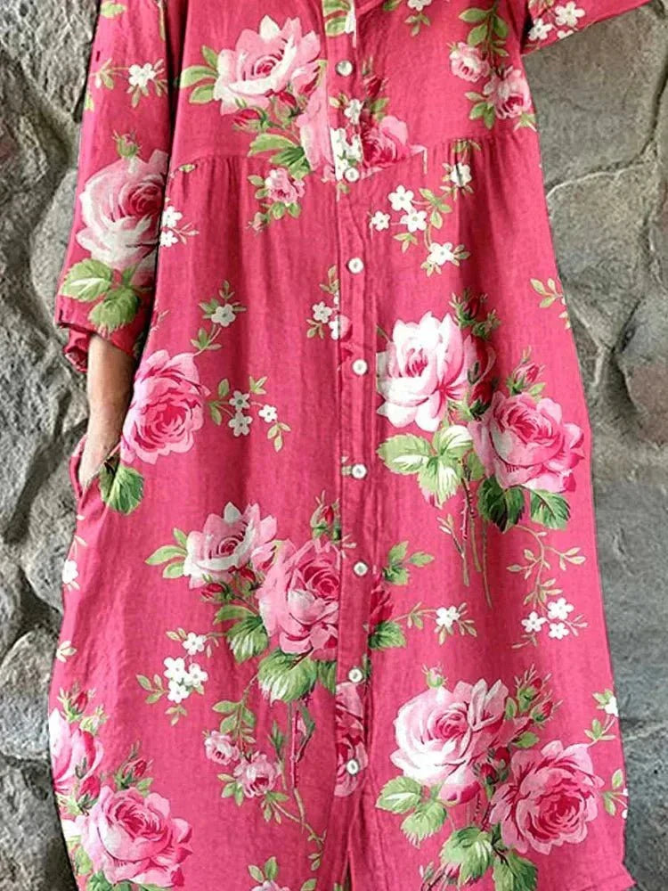 Rosalie | Women's Floral Art Print Dress