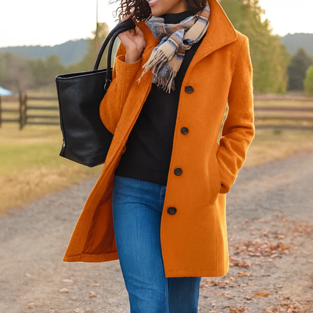 Adriana | Women's Timeless Wool-Blend Coat