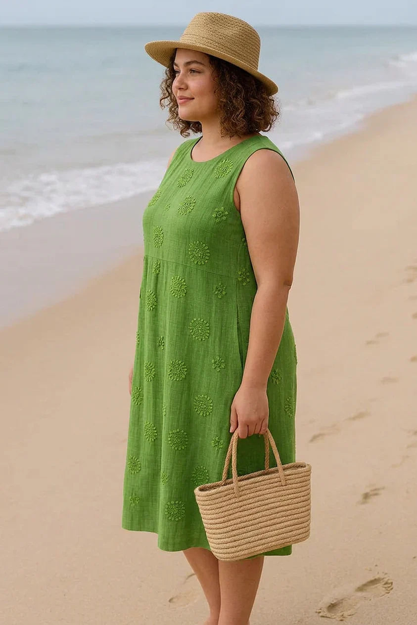 Wilhelmina | Women's Sleeveless Midi Dress
