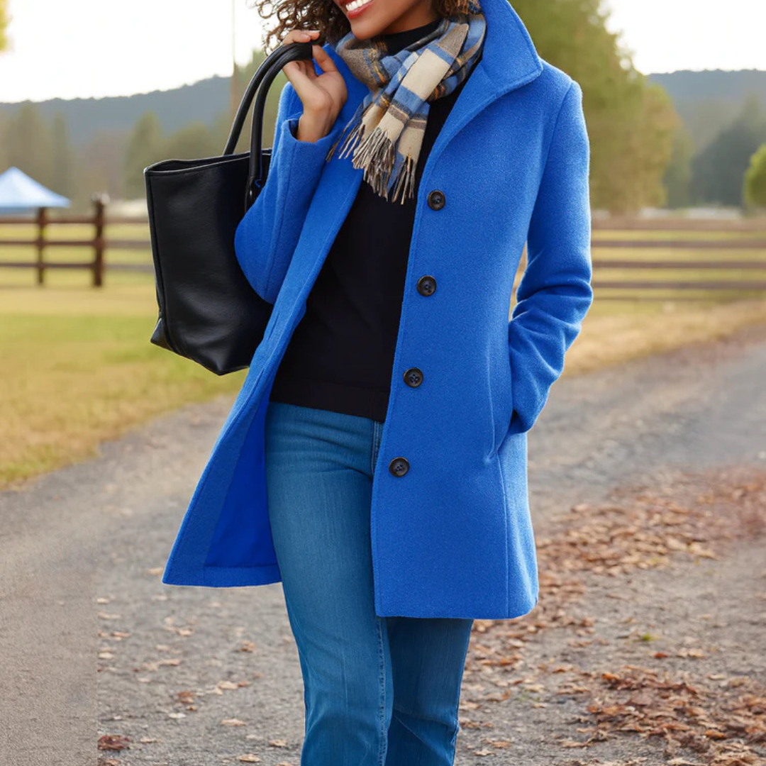 Adriana | Women's Timeless Wool-Blend Coat