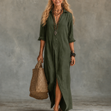 Vivienne | Button-Down Maxi Dress for Women