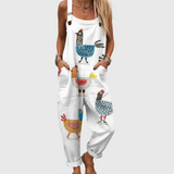 Clara | Chicken Print Jumpsuit