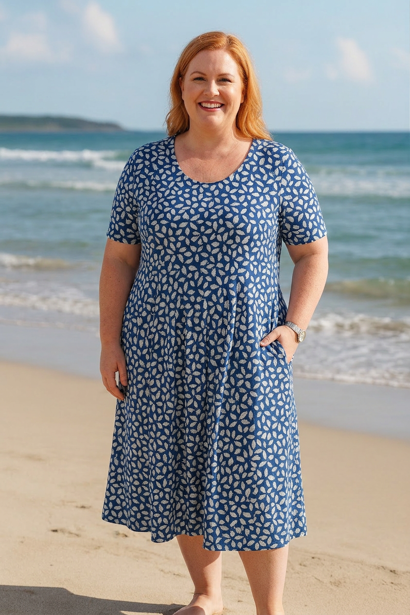 Carys | Elegant Flow Midi Dress