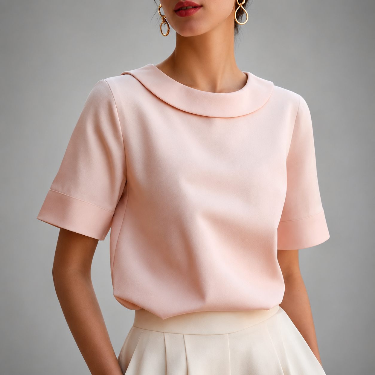 Camille™ | Round Neck Blouse