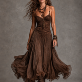 Olivia | Lace Corset Maxi Dress for Women