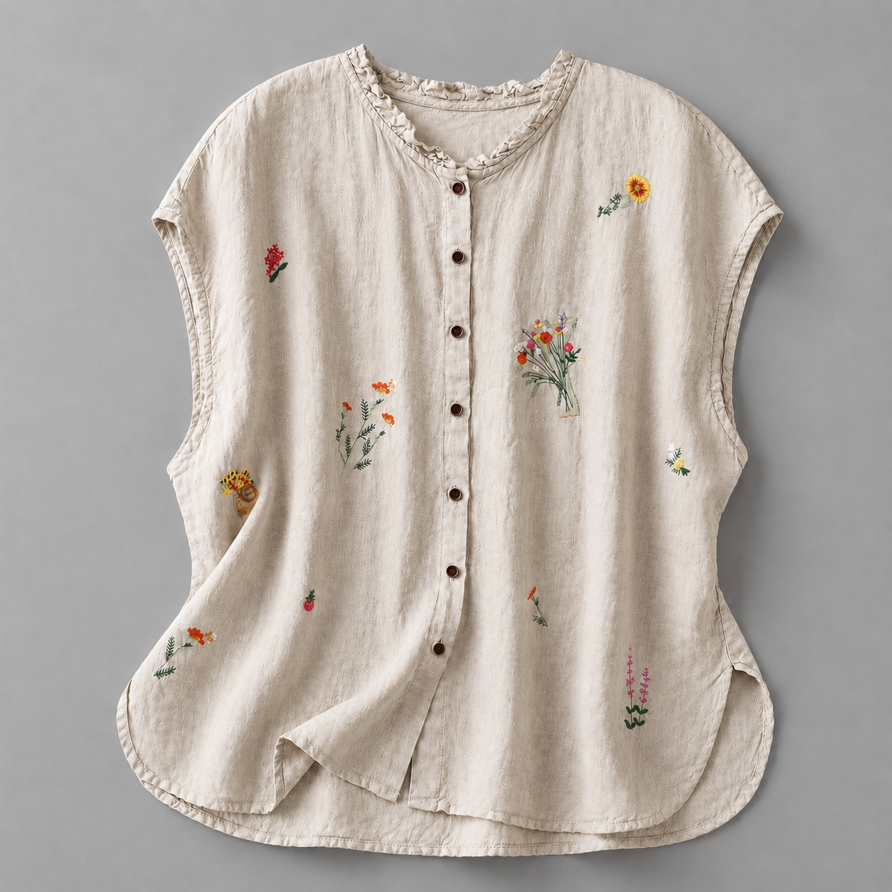 JASMINE | COTTON LINEN BLOUSE FOR WOMEN