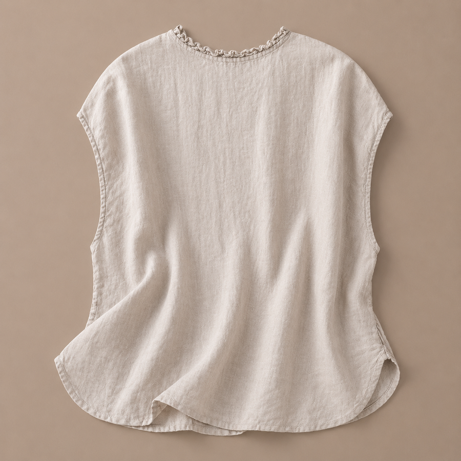JASMINE | COTTON LINEN BLOUSE FOR WOMEN