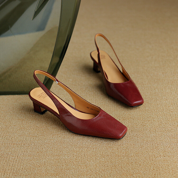Ersa | Genuine Leather Slingback Sandals