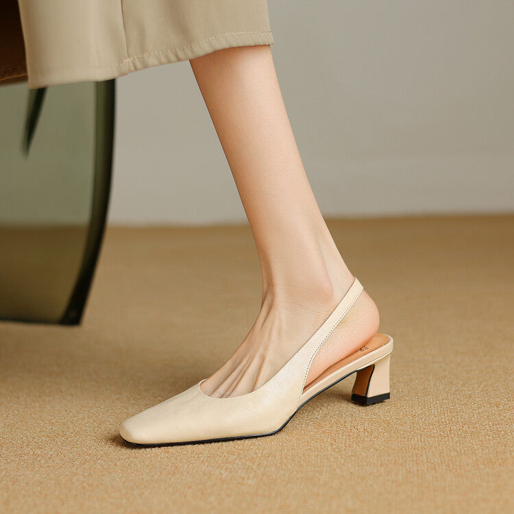 Ersa | Genuine Leather Slingback Sandals