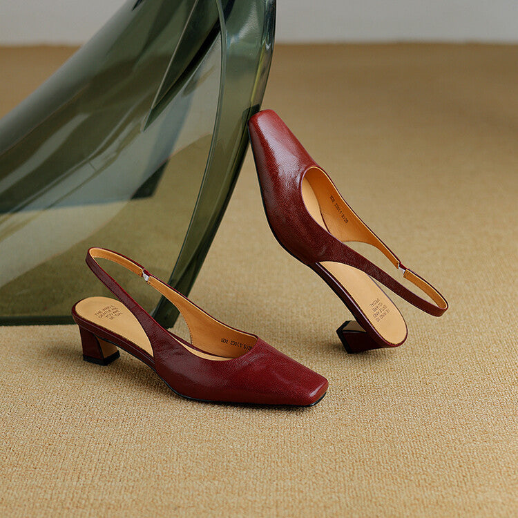Ersa | Genuine Leather Slingback Sandals