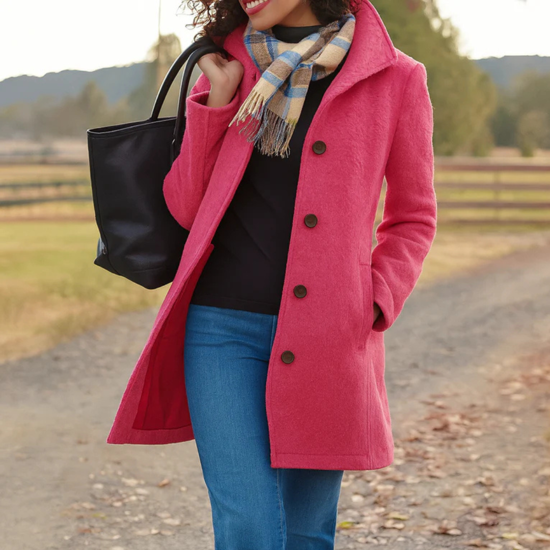 Adriana | Women's Timeless Wool-Blend Coat