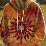 Brisenna | Sunburst Graphic Hoodie