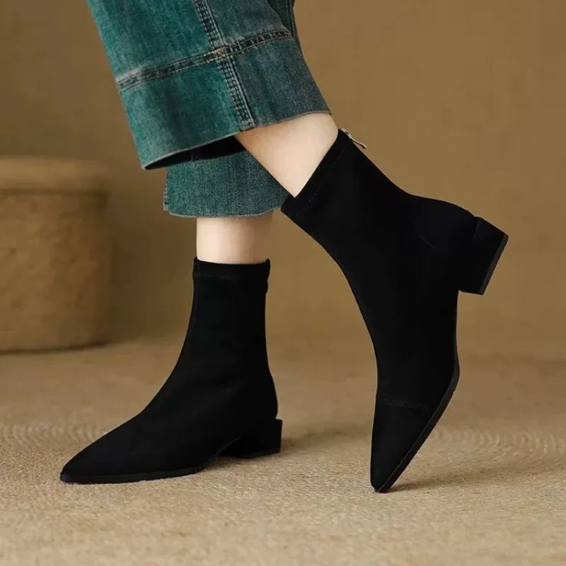 Tina – Elegant Comfort Heel Boots