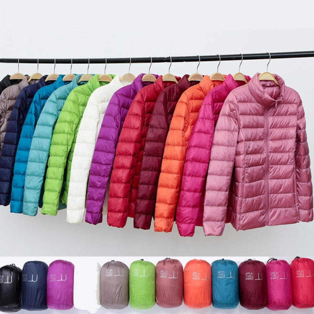 Lucia | Ultra-Light Packable Down Puffer Jacket