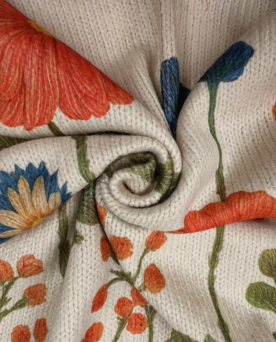WRENNA™ | WILDFLOWER MEADOW ZIP CARDIGAN FOR WOMEN