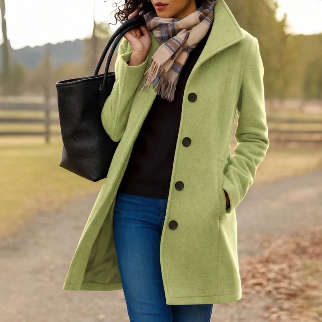 Adriana | Women's Timeless Wool-Blend Coat
