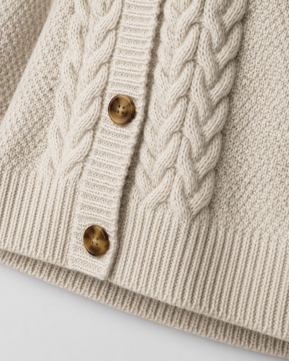 CABLE KNIT | BUTTON FRONT CARDIGAN FOR WOMEN