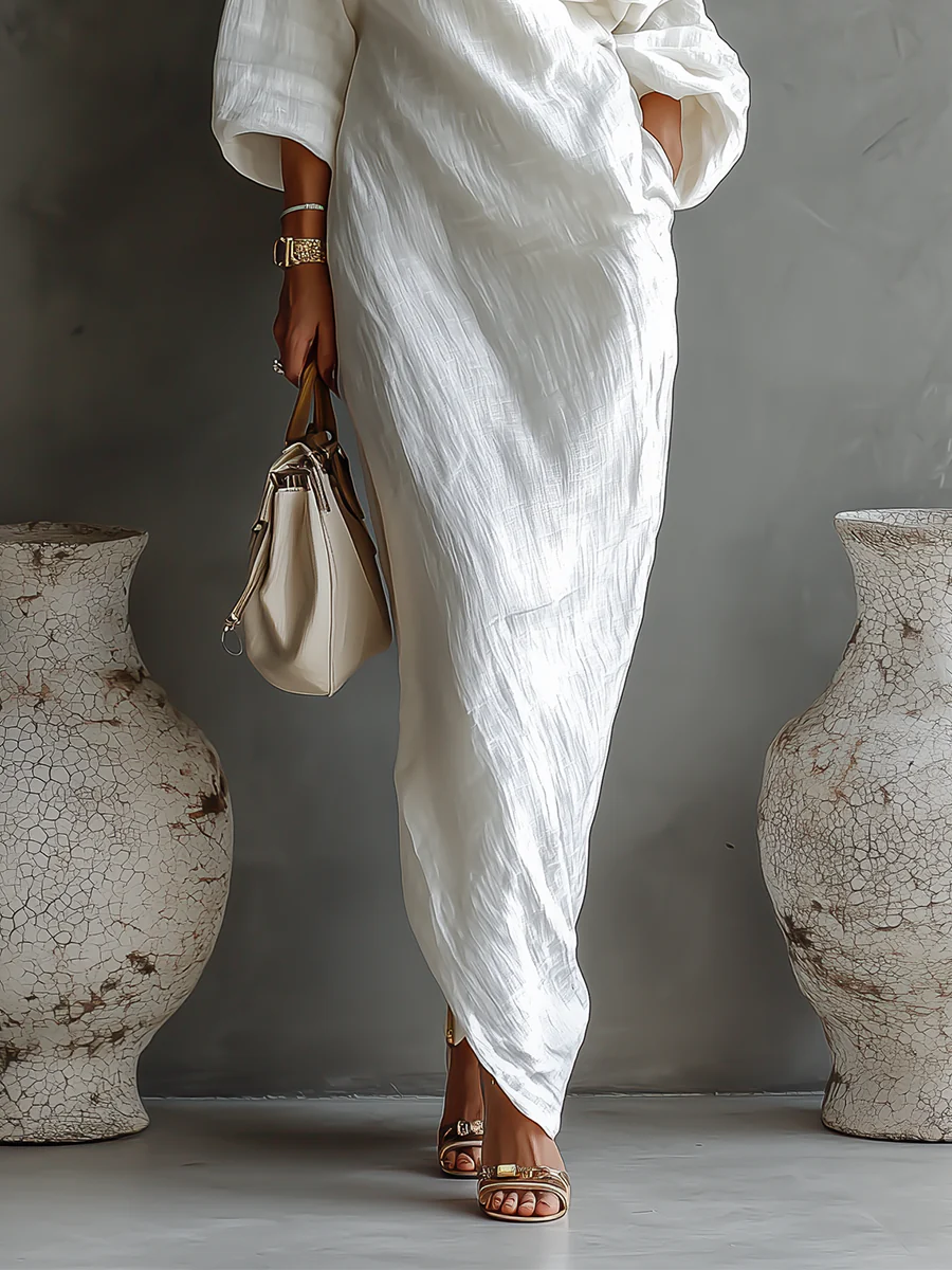 Nelle | Women's One-Shoulder Elegant Maxi Dress