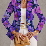 Bellamira | Purple Cosmos Print Blazer