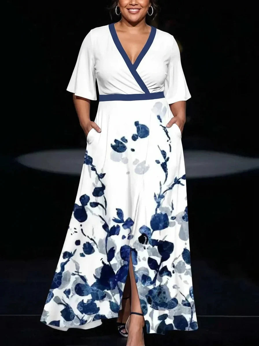 Signy | Elegant Viscose Midi Dress