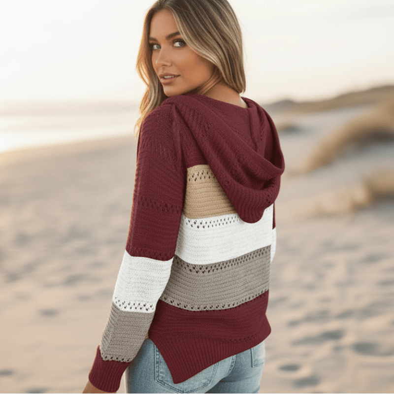 BOHO | PATCHWORK PULLOVER SWEATER FOR WOMEN