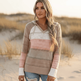 BOHO | PATCHWORK PULLOVER SWEATER FOR WOMEN